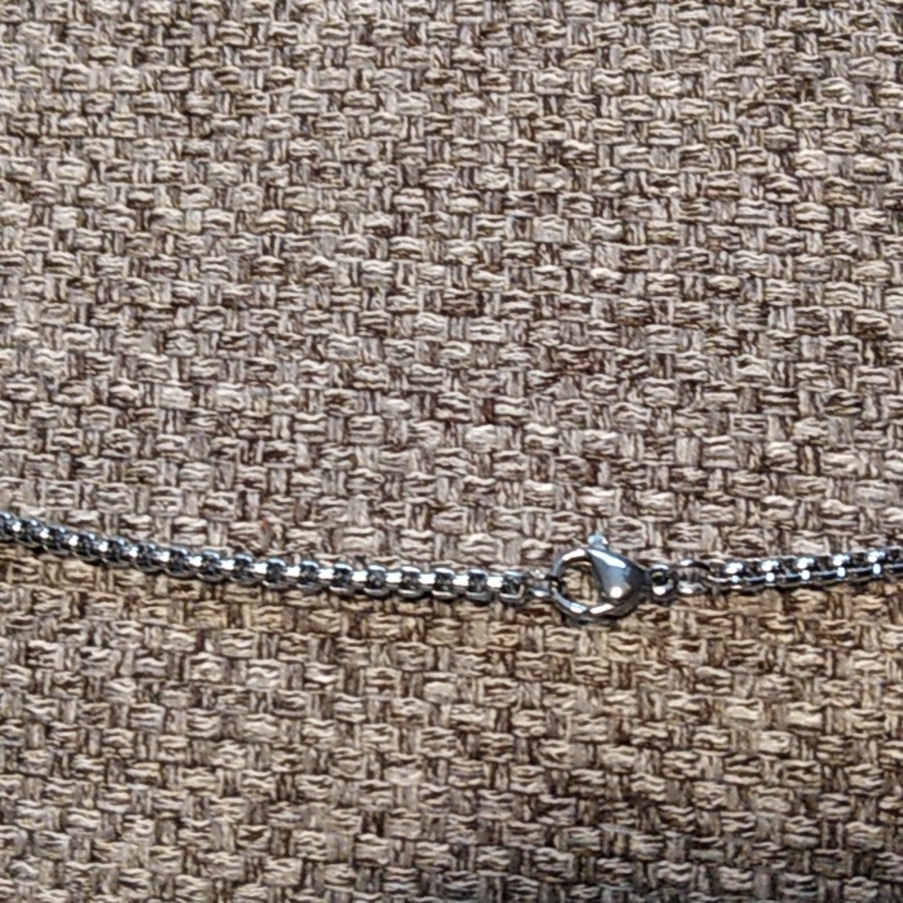 Stainless steel necklace evil eye - Picture 2 of 2
